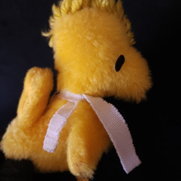 1972 Knickerbocker Toy Plush Woodstock 5" Peanuts Snoopy Bird Stuffed Animal - Picture 7 of 7